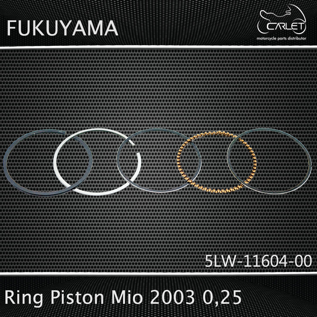 Fukuyama Ring Seher / Ring Piston Mio 03 / Nouvo